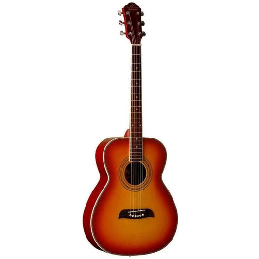 Oscar Schmidt OF2CS Folk Acoustic Guitar - Cherry Sunburst (Display Piece