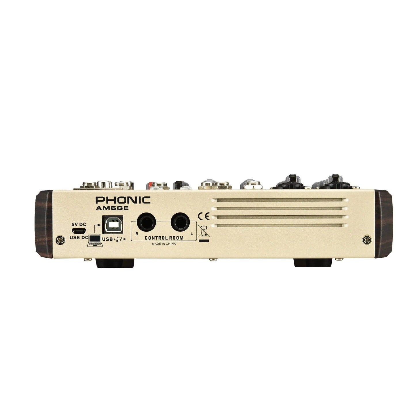 Phonic AM6GE Compact Mixer w/ BT/TF Recorder/USB