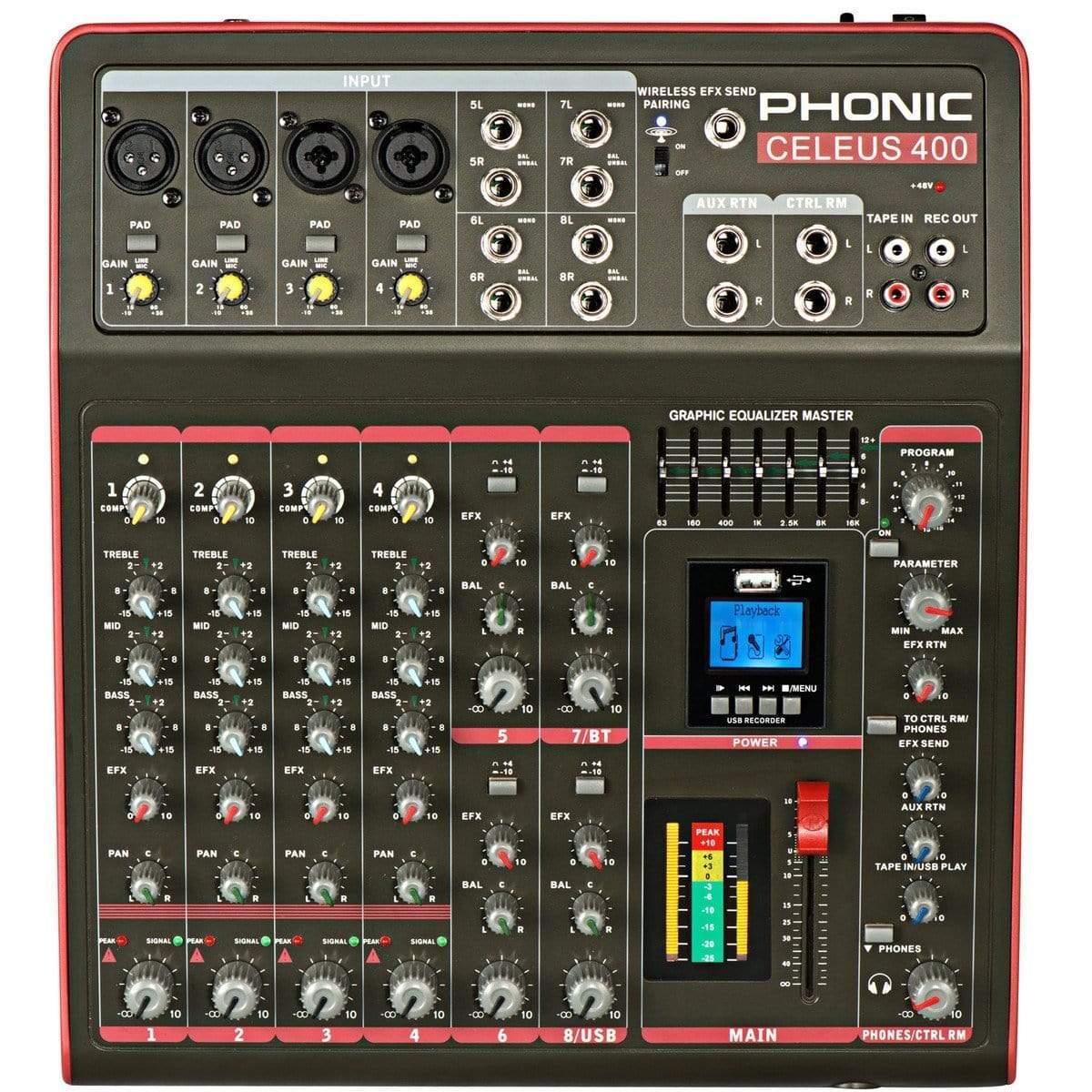 Phonic Celeus 400 Analog Mixer