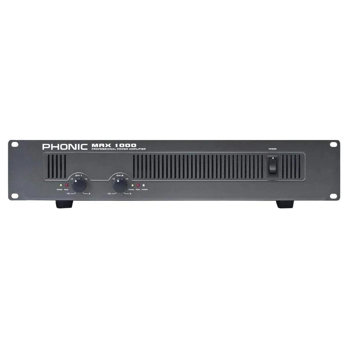 Phonic MAX 1000 600W Power Amplifier