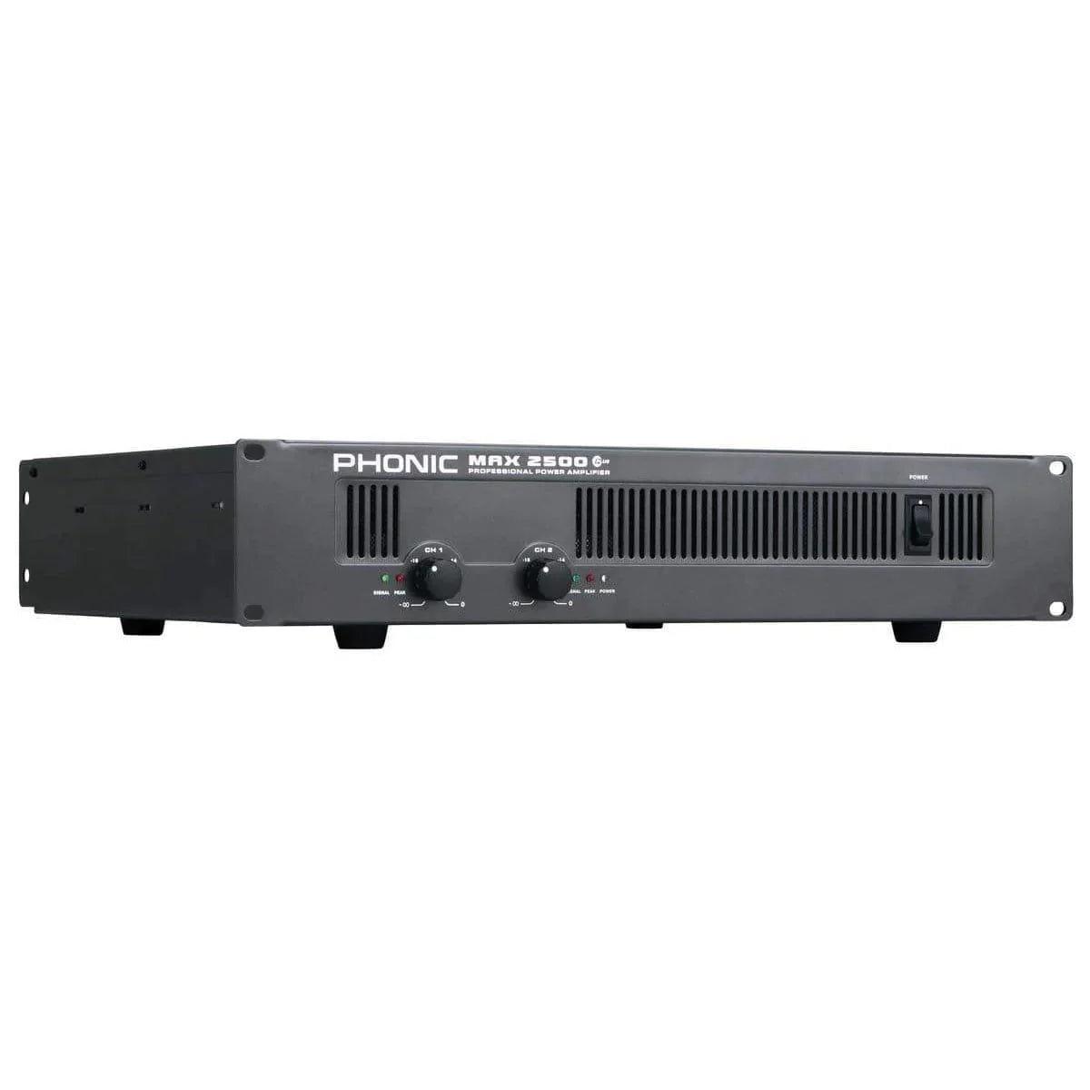 Phonic MAX 2500 PLUS 1500W Power Amplifier