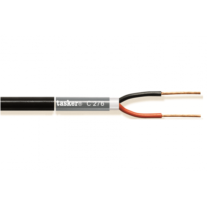 Tasker C276BK Speaker Cable 2x2.5, 100 Mtrs