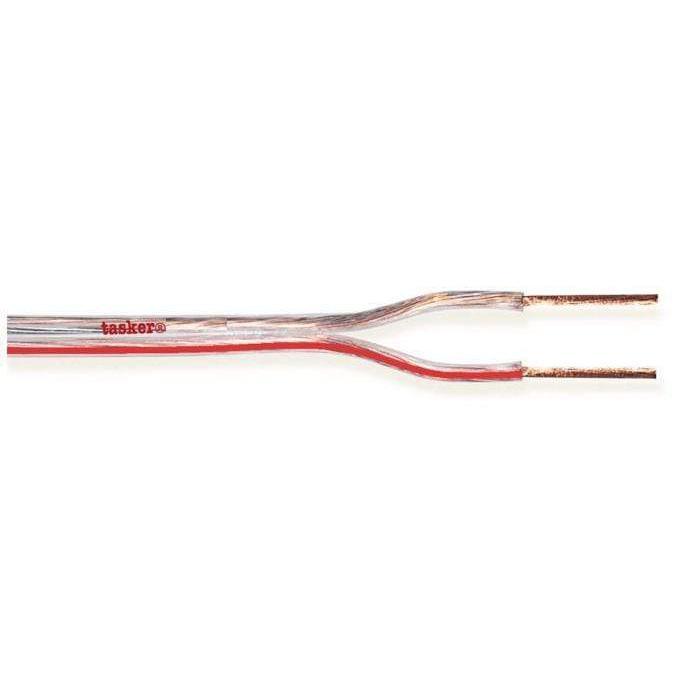 Tasker TSK61-10 Cable Speaker 2x0.5mm FFC Transparent 10Mtrs