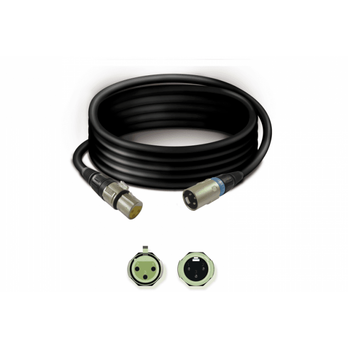 Tasker TK339 3 Pin Male to 3 Pin Female cable - 9m