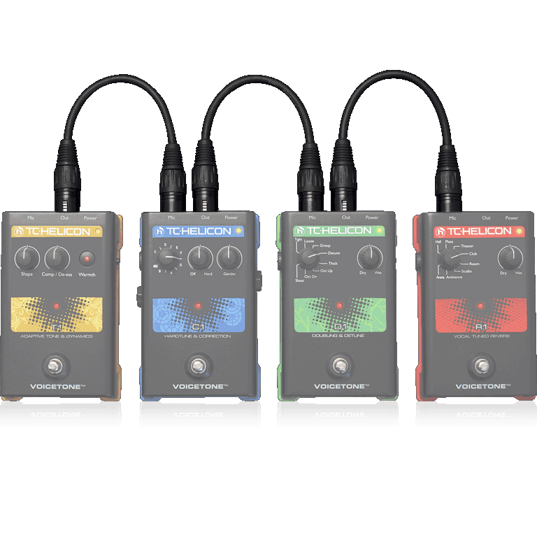 TC Helicon SINGLES CONNECT KIT Audio Power and Accessory Kit for TC Helicon Vocal Effect Pedals