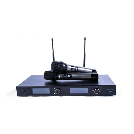 Tolaye TWM482- Microphone Wireless Dual Channel UHF System