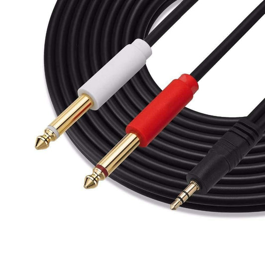 Tovaste AOT-1013 3.5 mm TRS to Dual 1/4" TS Stereo Cable