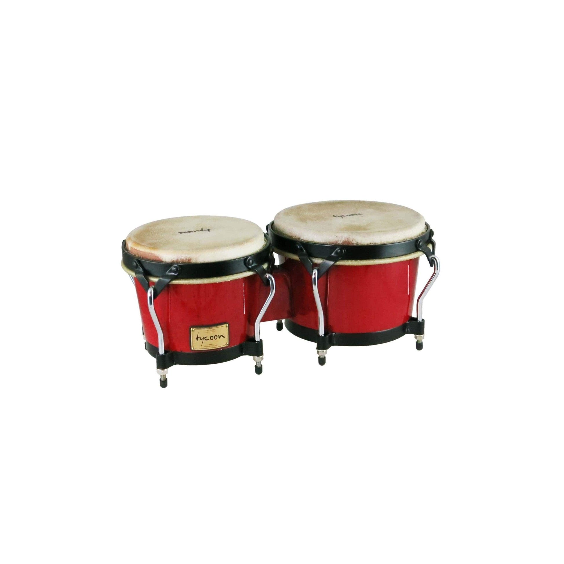 Tycoon Percussion Supremo Series Red Bongos