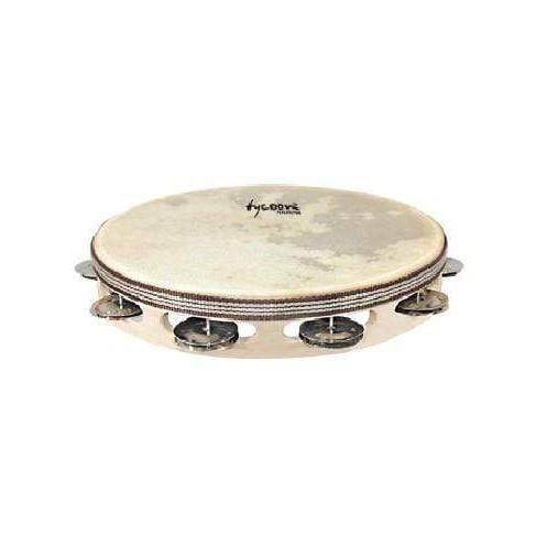 Tycoon Percussion TBWHDBS wooden tambourine with steel jingles