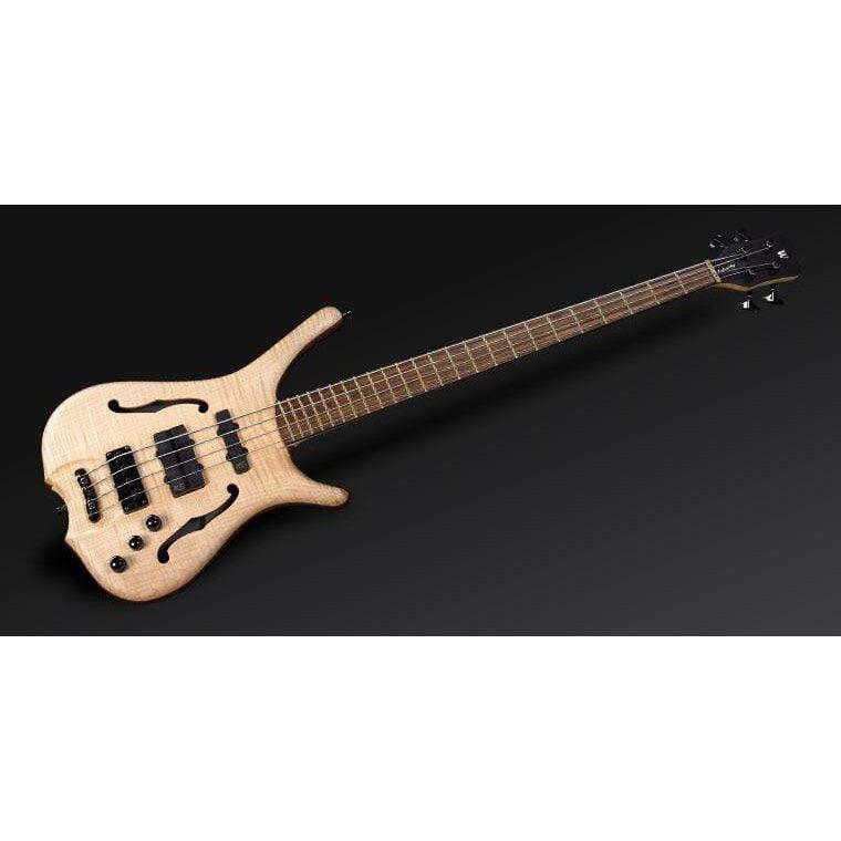 Warwick Masterbuilt Infinity, Flamed Maple, 4-String - Natural Oil Finish (Display Piece)