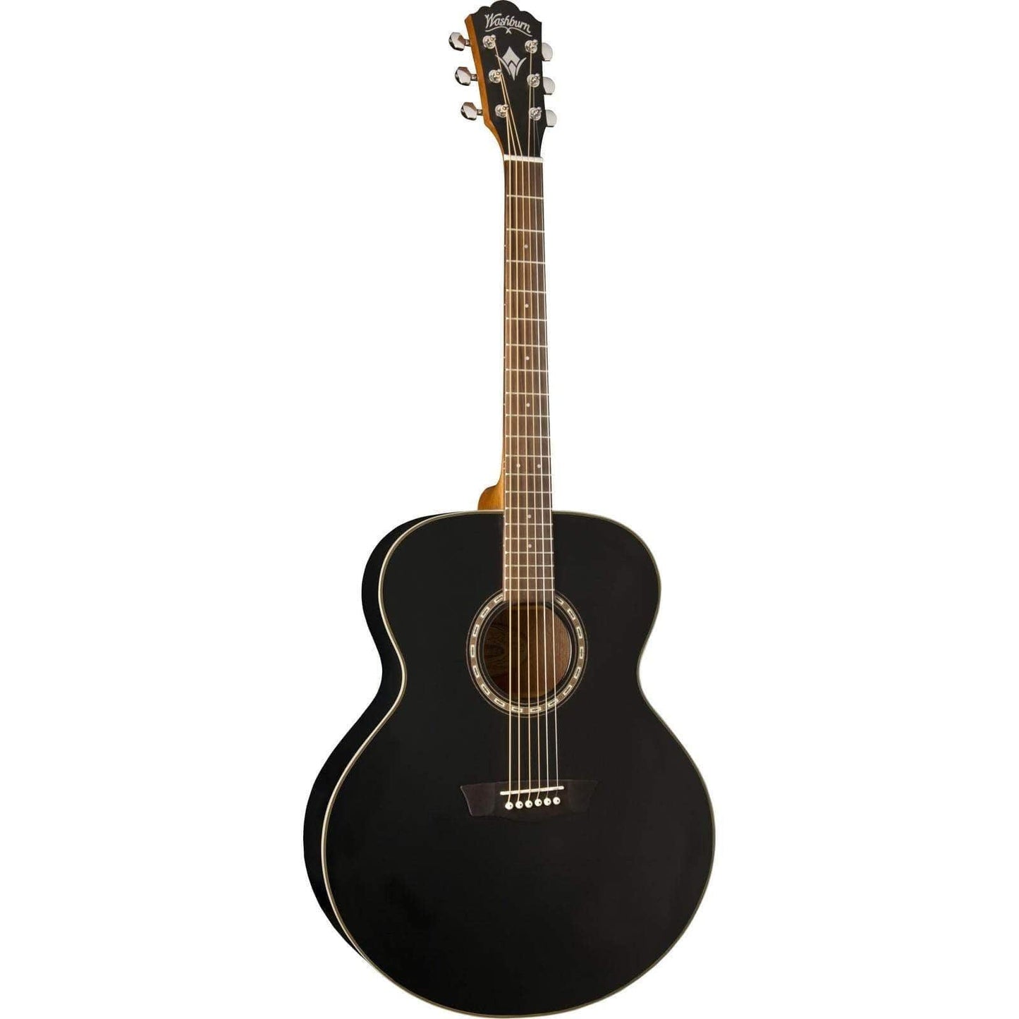 Washburn WMJ7S Mini Jumbo Semi-Acoustic Guitar